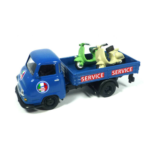 Schuco 1:87 Hanomag Kurier with Vespa 452661400