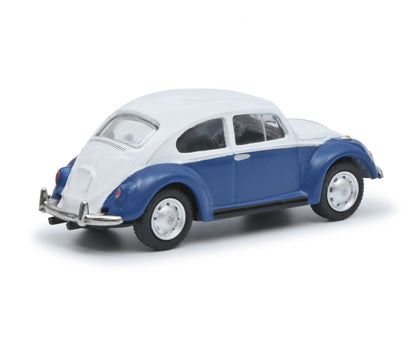 Schuco 1:87 Volkswagen Beetle blue/white 452670600