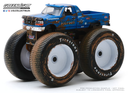 GreenLight 1:64 Kings of Crunch Series 6 - Bigfoot #5 - 1996 Ford F-250 Monster Truck (Dirty Version) 49060-F