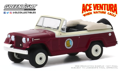 GreenLight 1:64 Hollywood Series 28 - Ace Ventura: When Nature Calls (1995) - 1967 Jeep Jeepster Convertible 44880-F