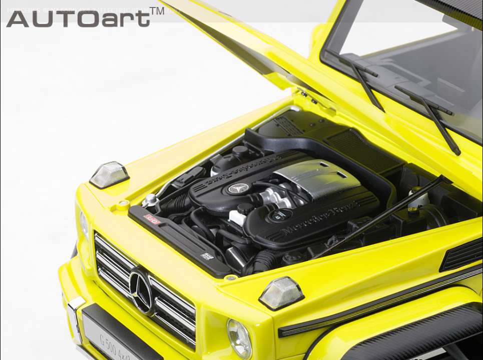 AUTOART 1/18 MERCEDES-BENZ G500 4X4 2 (ELECTRIC BEAM/YELLOW) 76319