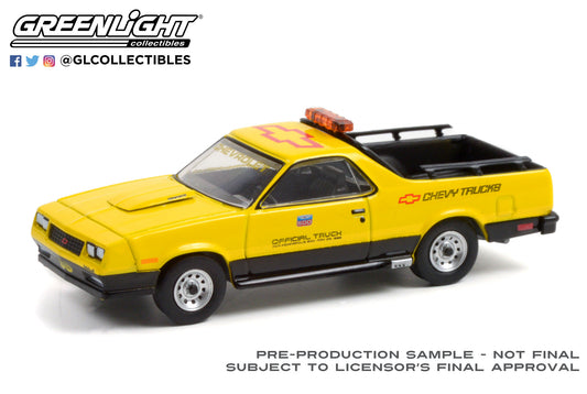 GreenLight 1:64 1986 Chevrolet El Camino SS 70th Annual Indianapolis 500 Mile Race Official Truck 30311