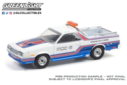 GreenLight 1:64 1985 Chevrolet El Camino SS International Race of Champions (IROC) Official Pace Car IROC-S #001 30312