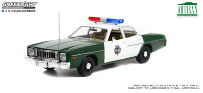 GreenLight 1:18 Artisan Collection - 1975 Plymouth Fury - Capitol City Police 19116