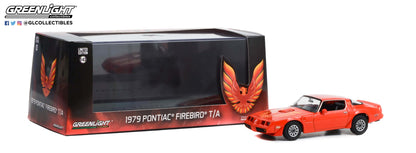 GreenLight 1:43 1979 Pontiac Firebird Trans Am Hardtop - Mayan Red with Hood Phoenix 86349