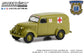 GreenLight 1:64 Battalion 64 Series 3 - 1939 Chevrolet Panel Truck - U.S. Army Ambulance 61030-A