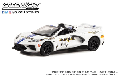GreenLight 1:64 Running on Empty Series 15 - 2022 Chevrolet Corvette C8 Stingray Convertible - Mr. Bardahl ‘66 Corvette Tribute 41150-B