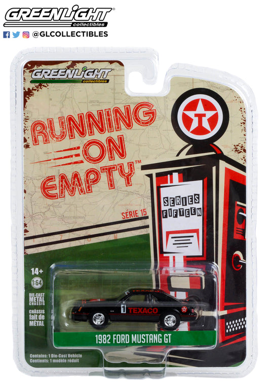 GreenLight 1:64 Running on Empty Series 15 - 1982 Ford Mustang GT - Texaco #1 41150-C