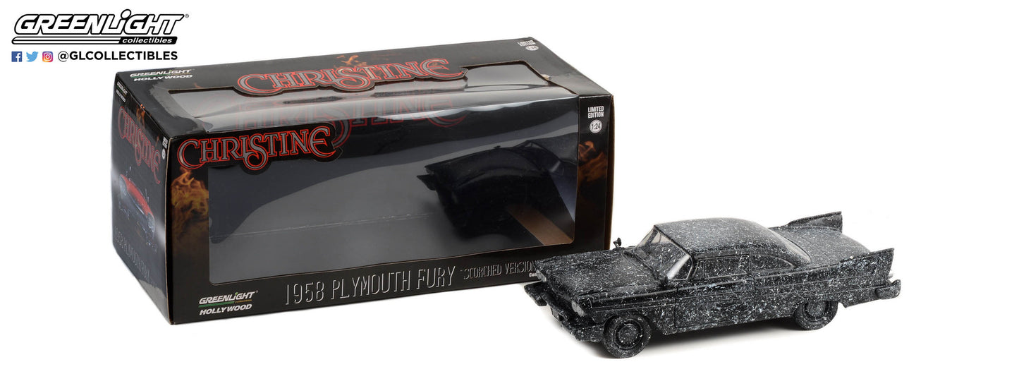 GreenLight 1:24 Christine (1983) - 1958 Plymouth Fury (Scorched Version) 84172