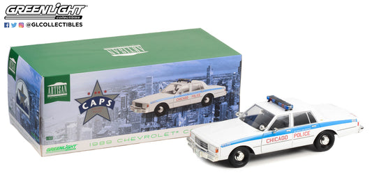 GreenLight 1:18 Artisan Collection - 1989 Chevrolet Caprice - City of Chicago Police Department 19128