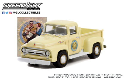 GreenLight 1:64 Norman Rockwell Series 4 - 1956 Ford F-100 54060-B