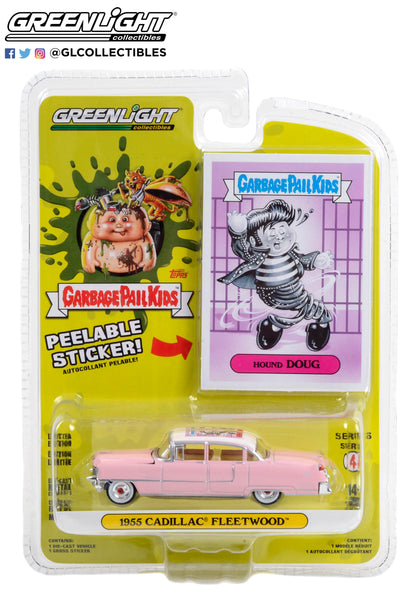 GreenLight 1:64 Garbage Pail Kids Series 4 - Hound Doug - 1955 Cadillac Fleetwood Series 60 54070-A