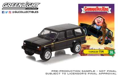 GreenLight 1:64 Garbage Pail Kids Series 4 - Tangled Tim - 1993 Jeep Cherokee 54070-F