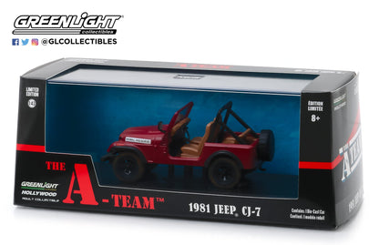 GreenLight 1/43 The A-Team (1983-87 TV Series) - Jeep CJ-7 86528