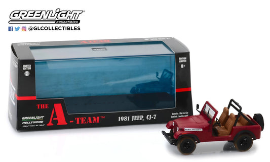 GreenLight 1/43 The A-Team (1983-87 TV Series) - Jeep CJ-7 86528