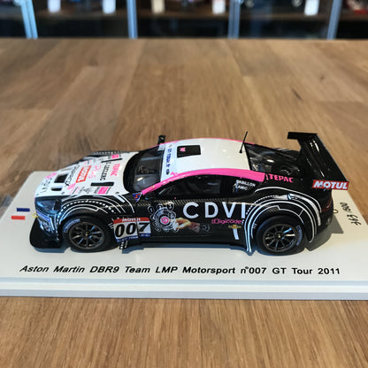 Spark 1:43 Aston Martin DBR9 Team LMP Motorsport #007 P.Lamic/F.Gabillon - GT Tour 2011 SF026