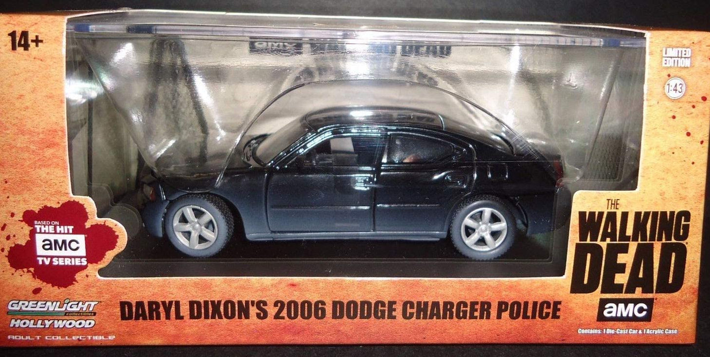 GreenLight 1:43 The Walking Dead (2010-Current TV Series) - Daryl Dixon's 2006 Dodge Charger Police 86505