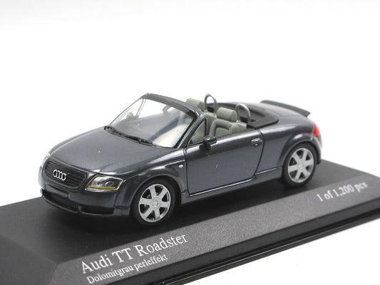 Minichamps 1:43 Audi TT Roadster 2000 Grey Metallic 430017235