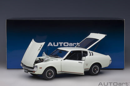 AUTOart 1:18 Toyota Celica Liftback 2000GT (RA25) 1973 (White) 78766
