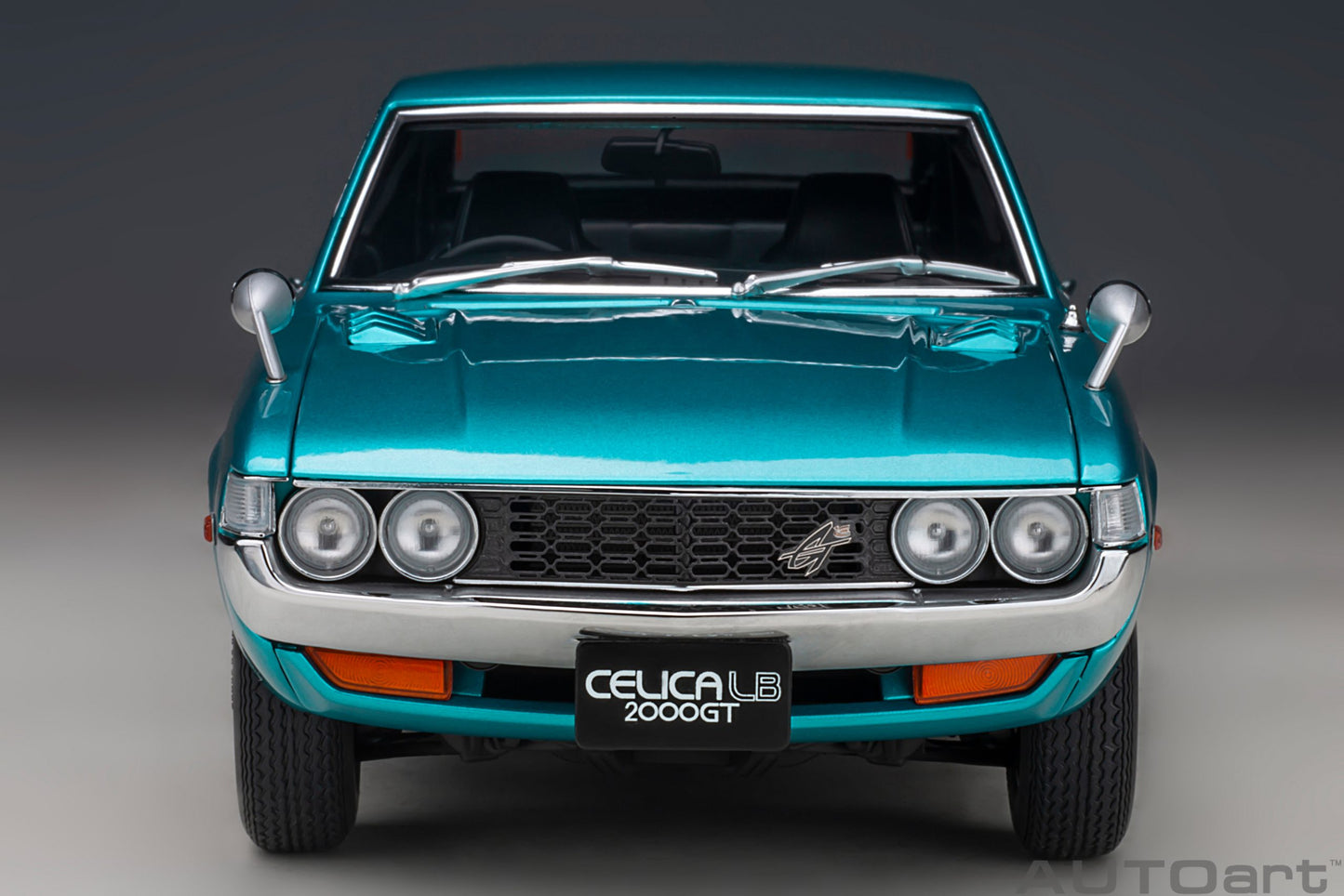 AUTOart 1:18 Toyota Celica Liftback 2000GT (RA25) 1973 (Turquoise Blue Metallic) 78767