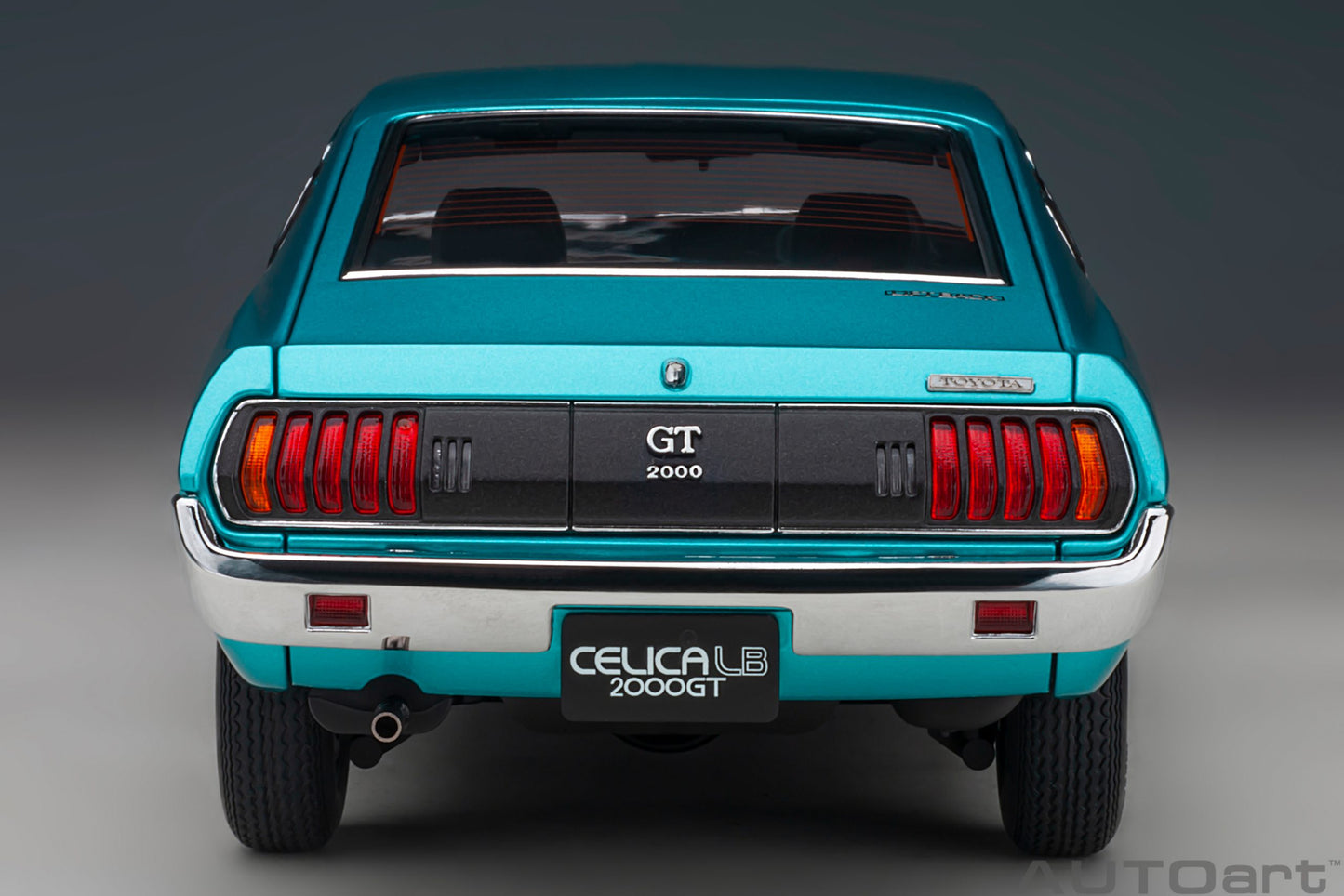 AUTOart 1:18 Toyota Celica Liftback 2000GT (RA25) 1973 (Turquoise Blue Metallic) 78767
