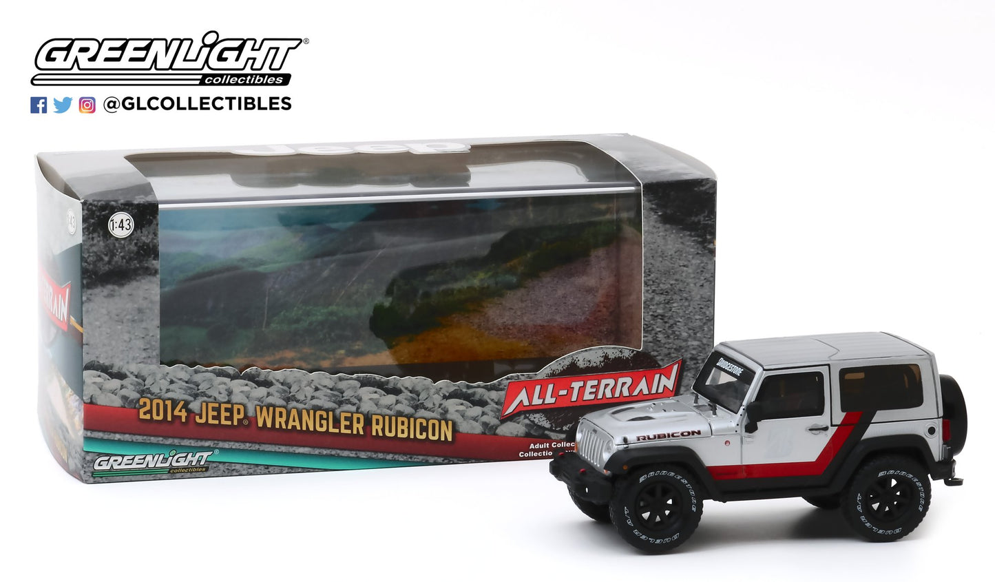 GreenLight 1:43 2014 Jeep Wrangler Rubicon - Bridgestone Racing 86174