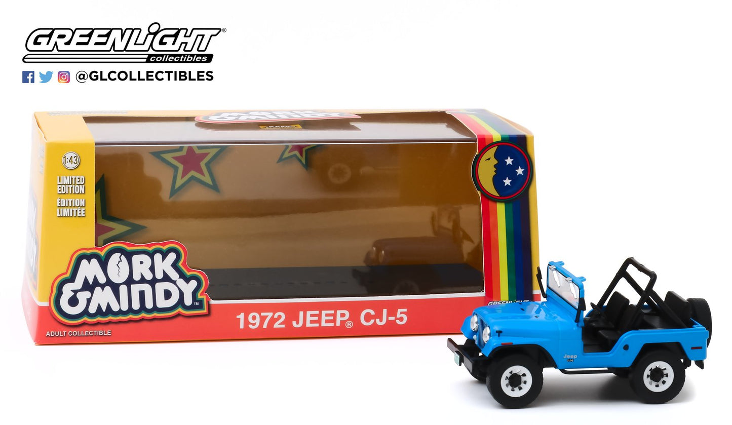 GreenLight 1:43 Mork & Mindy (1978-82 TV Series) - 1972 Jeep CJ-5 86570