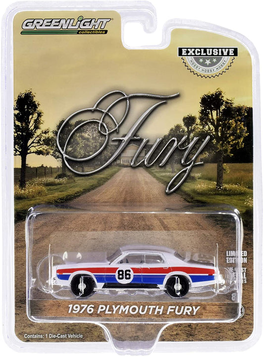GreenLight 1:64 1976 Plymouth Fury - Hazzard County Road Rally #86 30156
