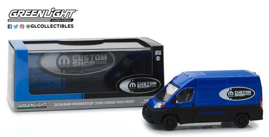 GreenLight 1/43 2018 Dodge Ram ProMaster 2500 Cargo High Roof - MOPAR Custom Shop 86155