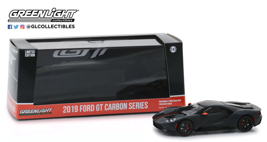 GreenLight 1/43 2019 Ford GT - 2019 GT Carbon Series - Orange Accent Color Package 86160
