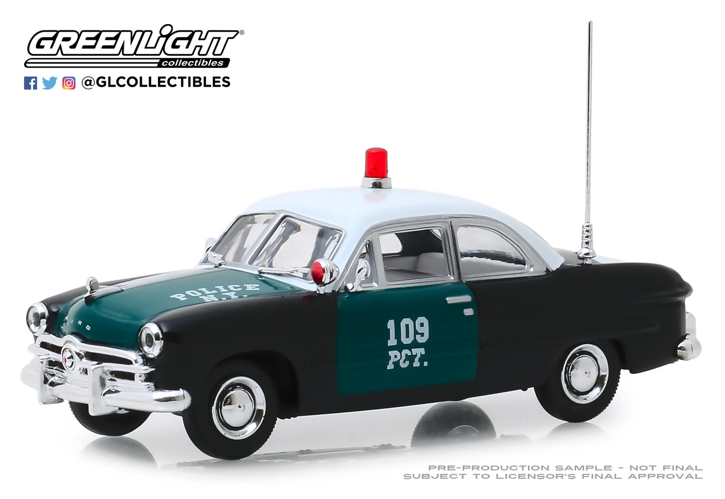 GreenLight 1/43 1949 Ford - New York City Police Dept (NYPD) 86165