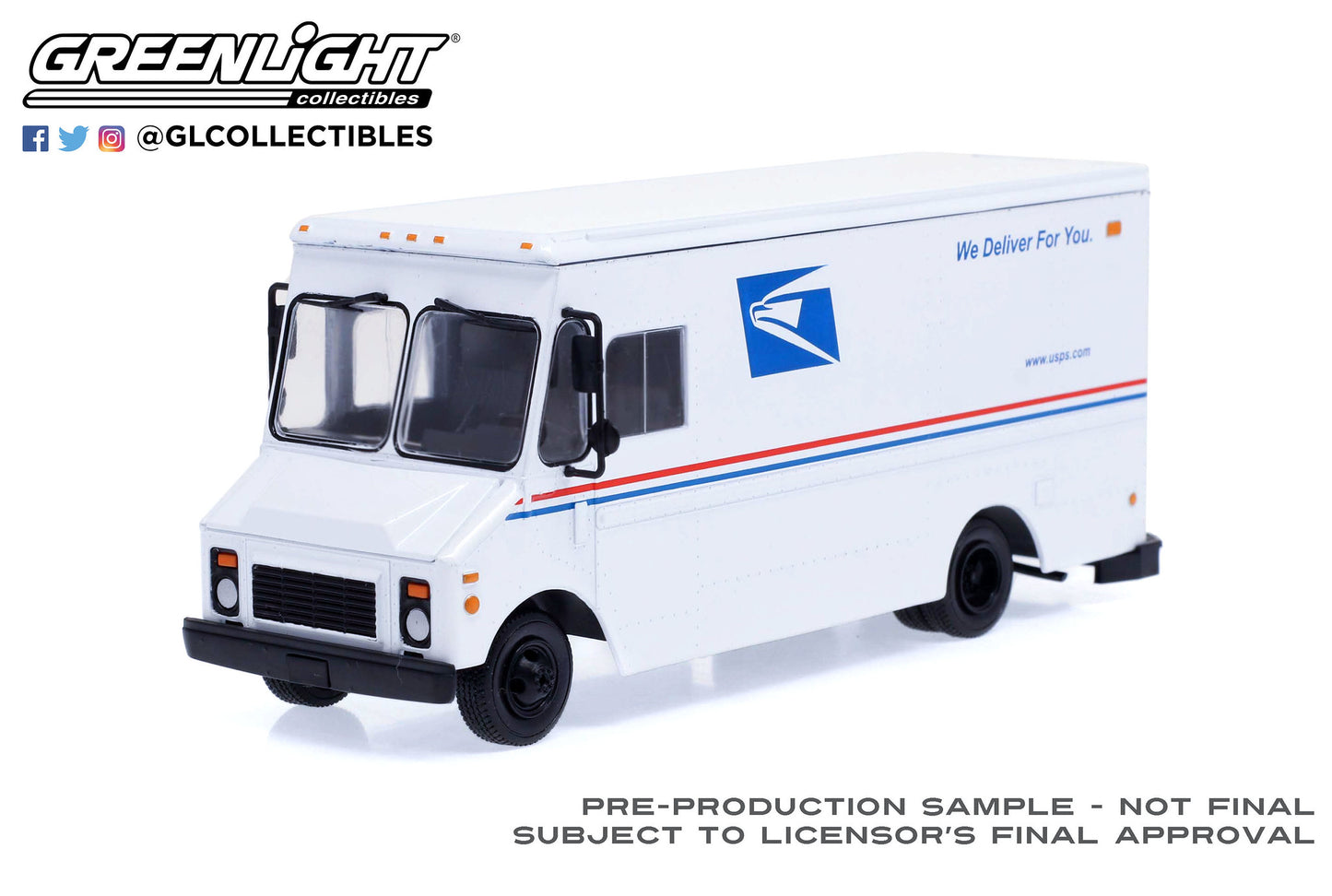 GreenLight 1:43 Grumman Olson - United States Postal Service (USPS) Delivery Truck Custom 86194