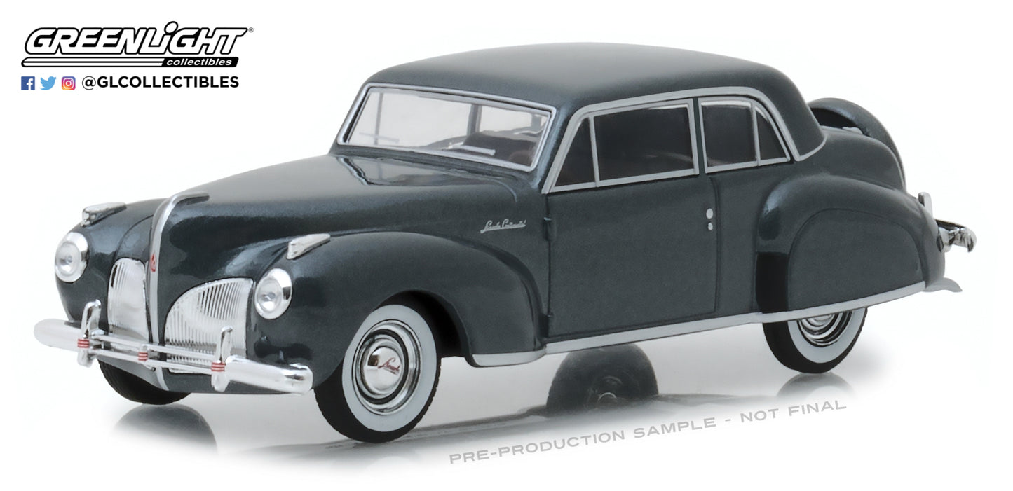GreenLight 1/43 1941 Lincoln Continental - Cotswold Gray Metallic 86325