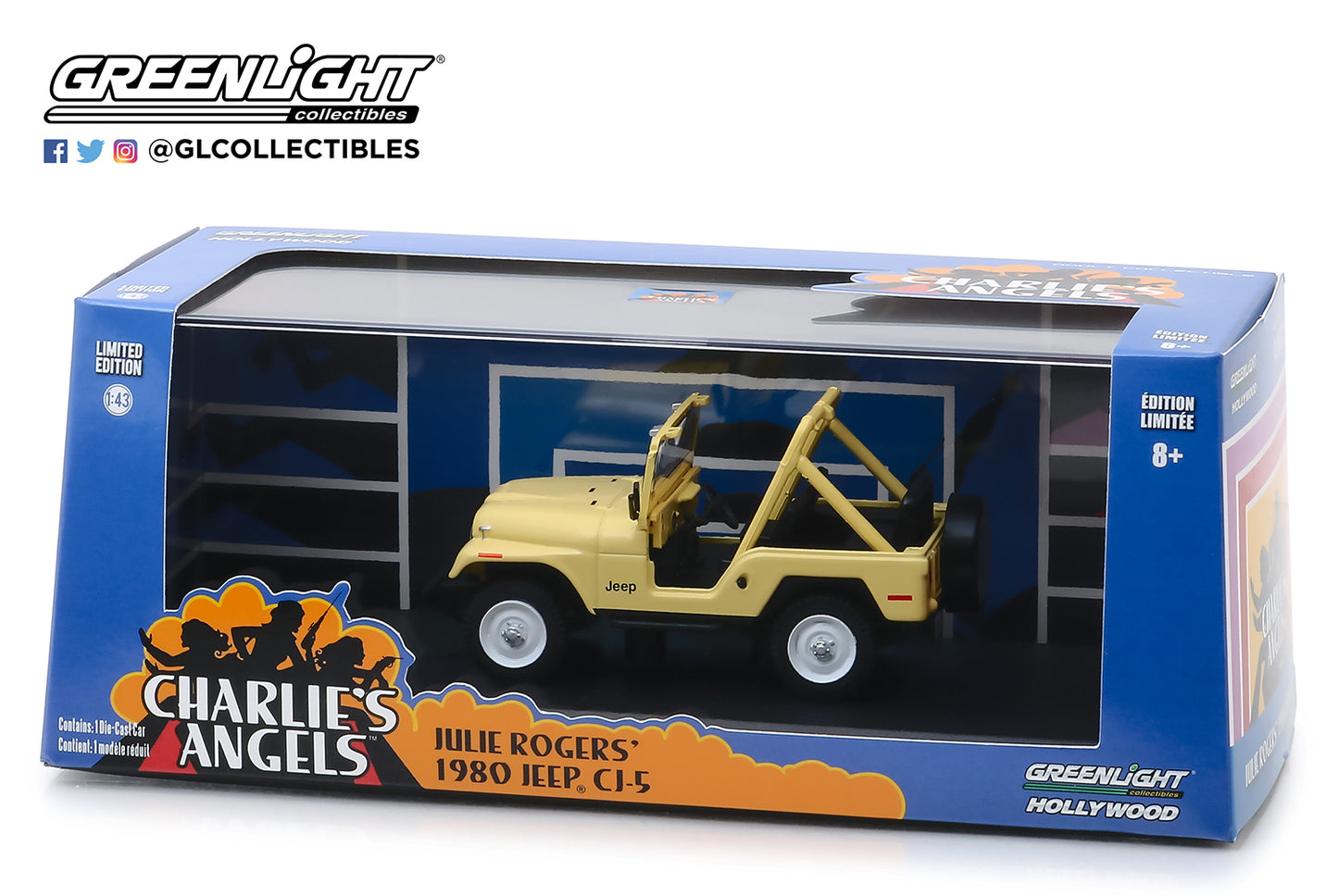 GreenLight 1/43 Charlie s Angels (1976–1981 TV Series) - Jeep CJ-5 86333