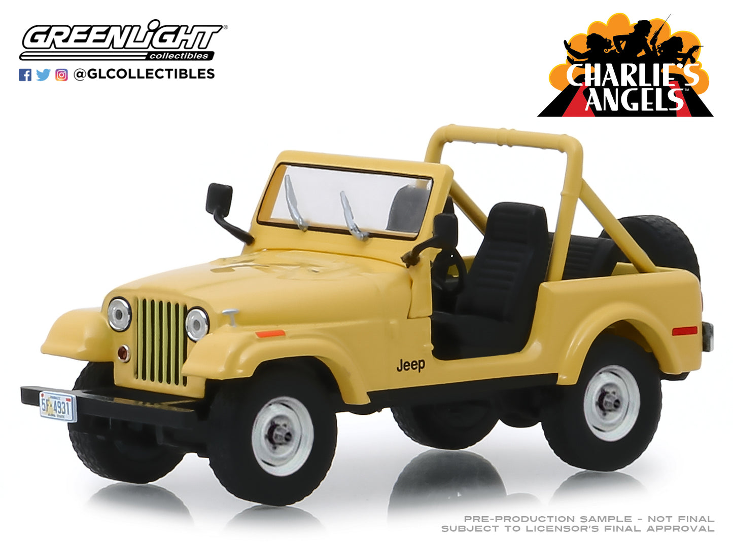 GreenLight 1/43 Charlie s Angels (1976–1981 TV Series) - Jeep CJ-5 86333