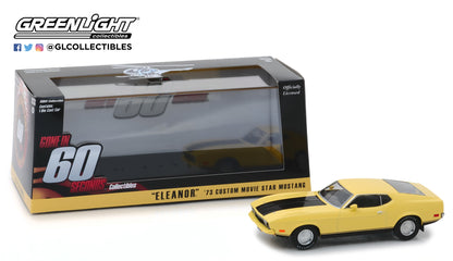 GreenLight 1:43 Gone in Sixty Seconds (1974) - 1973 Ford Mustang Mach 1 Eleanor 86412