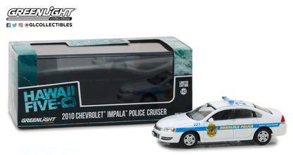 GreenLight 1:43 Hawaii Five-0 (2010-Current TV Series) - 2010 Chevrolet Impala - Honolulu Police 86518
