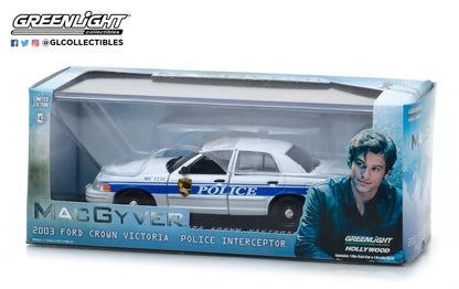 GreenLight 1:43 MacGyver (2016-Current TV Series) - 2003 Ford Crown Victoria Police Interceptor California Police 86520