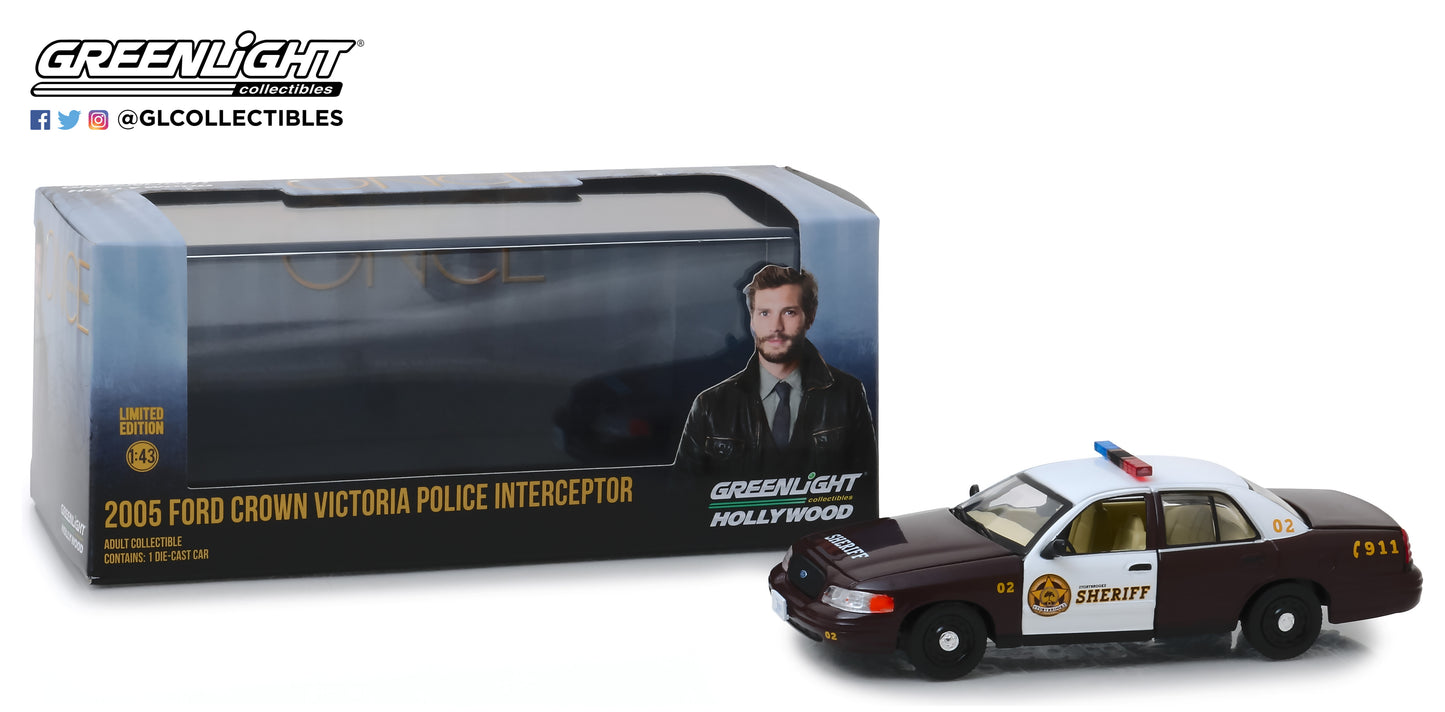 GreenLight 1/43 Once Upon A Time (2011-Current TV Series) - Sheriff Graham s 2005 Ford Crown Victoria Police Interceptor Storybrooke 86525