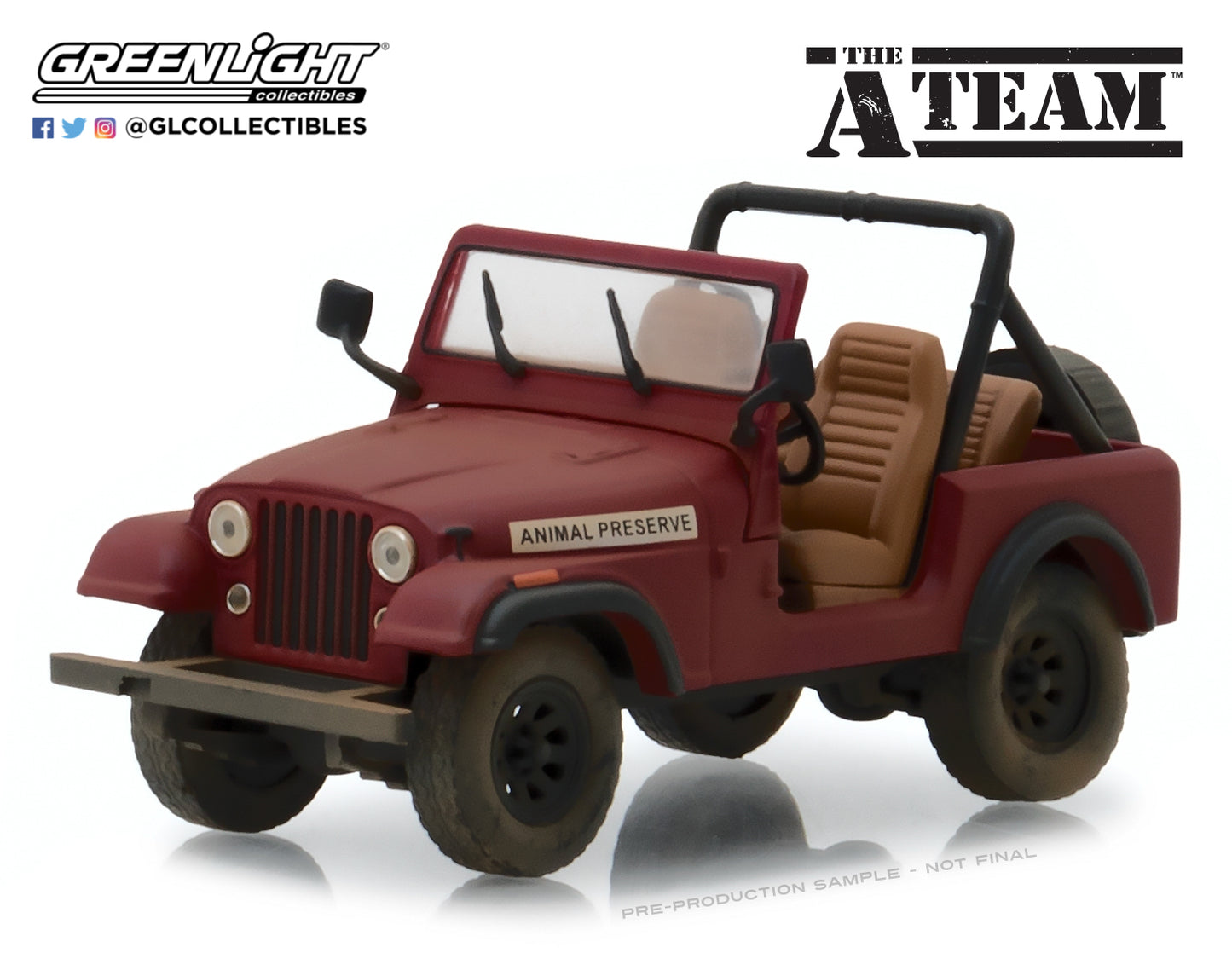 GreenLight 1/43 The A-Team (1983-87 TV Series) - Jeep CJ-7 86528