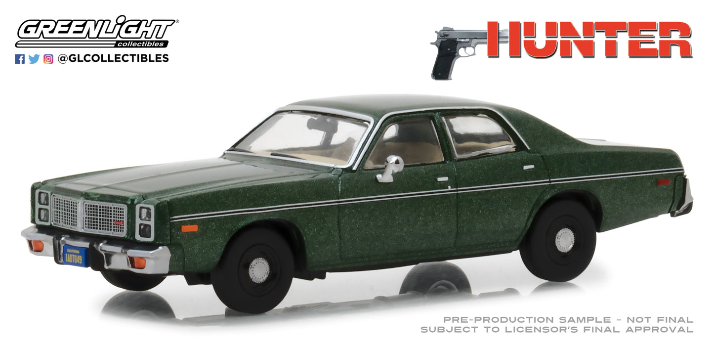 GreenLight 1/43 Hunter (1984-91 TV Series) - 1978 Dodge Monaco 86537