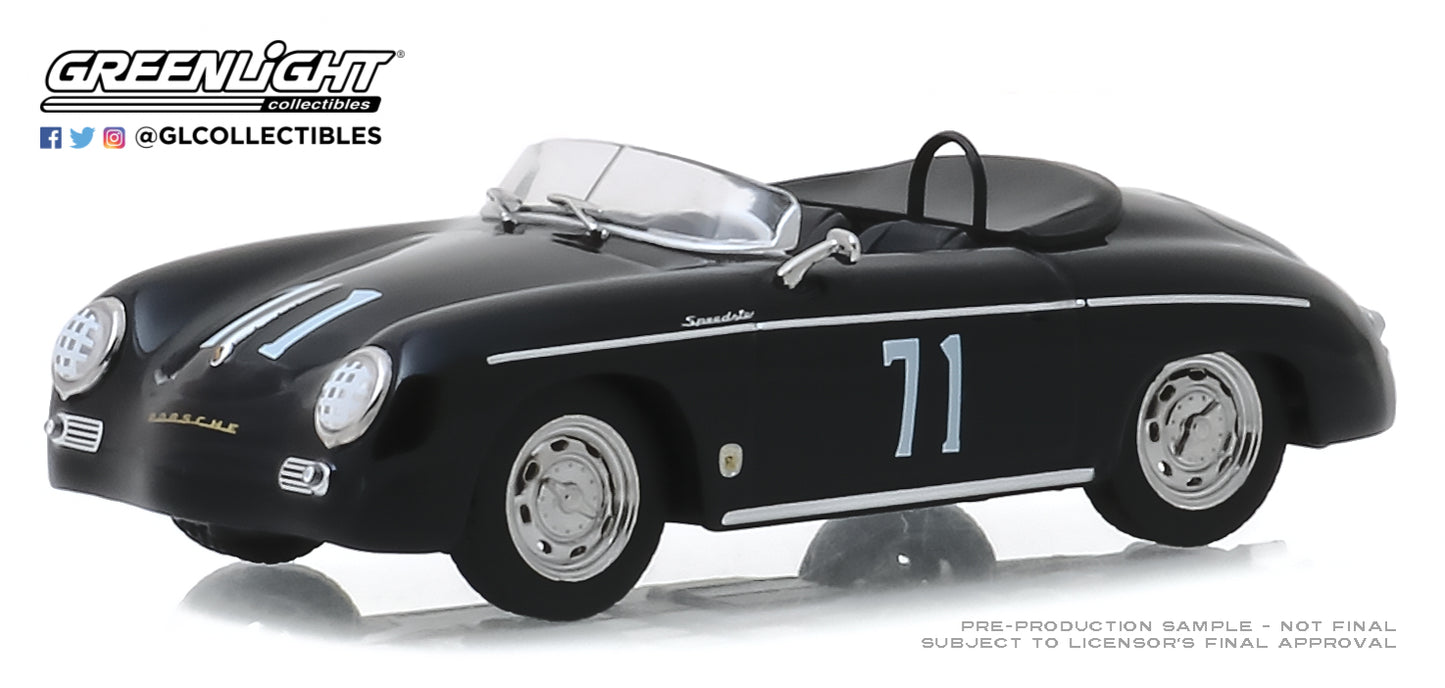 GreenLight 1:43 1958 Porsche 356 Speedster Super #71 Race Car 86538