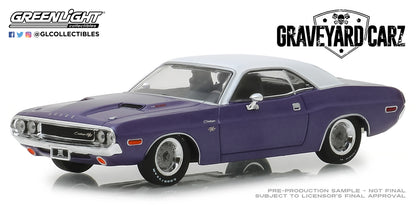 GreenLight 1/43 Graveyard Carz (2012-Current TV Series) - 1970 Dodge Challenger R/T (Season 5 - Chally vs. Chally) 86553