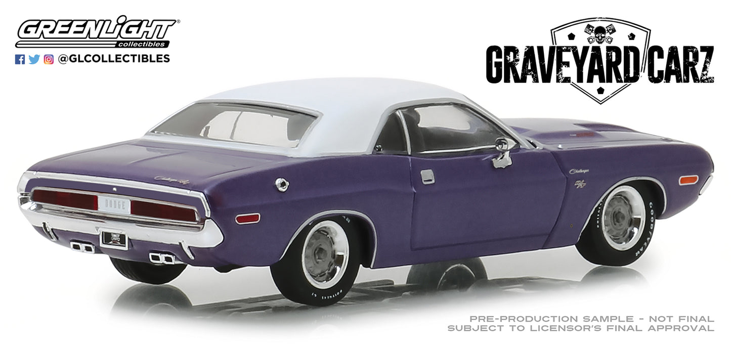 GreenLight 1/43 Graveyard Carz (2012-Current TV Series) - 1970 Dodge Challenger R/T (Season 5 - Chally vs. Chally) 86553