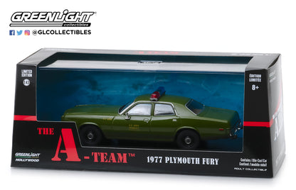 GreenLight 1/43 The A-Team (1983-87 TV Series) - 1977 Plymouth Fury U.S. Army Police 86556