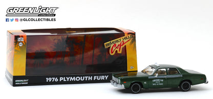 GreenLight 1:43 Beverly Hills Cop (1984) - 1976 Plymouth Fury Checker Cab 069 WO. 3-7000 86566