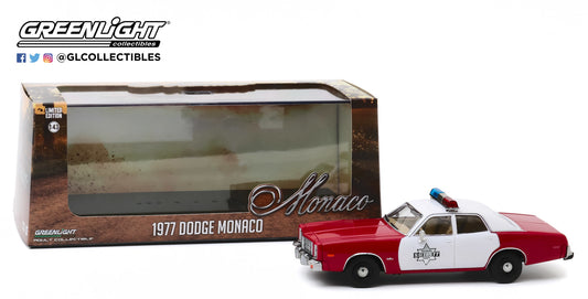 GreenLight 1:43 1977 Dodge Monaco - Finchburg County Sheriff 86573
