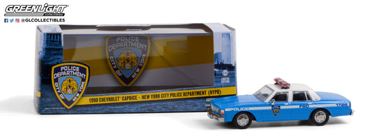 GreenLight 1:43 1990 Chevrolet Caprice - New York City Police Dept (NYPD) 86583