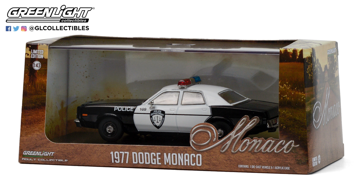 GreenLight 1:43 1977 Dodge Monaco - Police Department City of Roseville 86588