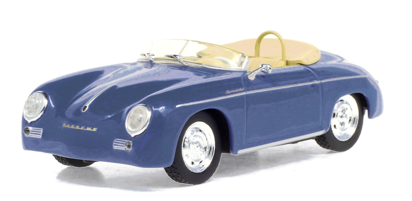 GreenLight 1:43 1958 Porsche 356 Speedster Super - Aquamarine Blue 86598